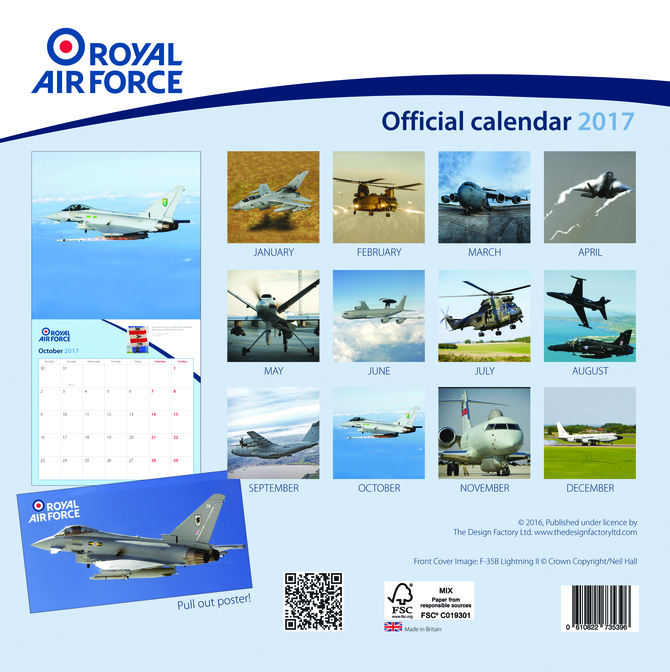 Official RAF 2017 Calendar
